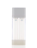 Dual Beauty Bliss: PP/ABS/AS Double Wall Dual*2 Airless Treatment Pump Bottle