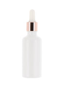 Glass/Aluminum/Silicone, Dropper Bottle, 50ml
