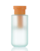 PET, Cylinder Dual Bottle with Flip Top Cap