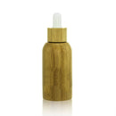 Bamboo Glass Dropper Bottle