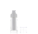 PP/GLASS/PETG, Refillable Airless Treatment Pump Bottle