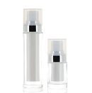 PP/GLASS, Refillable Airless Treatment Pump Bottle