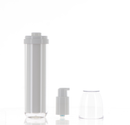 AS/METAL/PP/ABS, Double Delight: Double Wall Treatment Pump Bottle