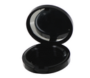 ABS, Round Single Pan Compact with Mirror